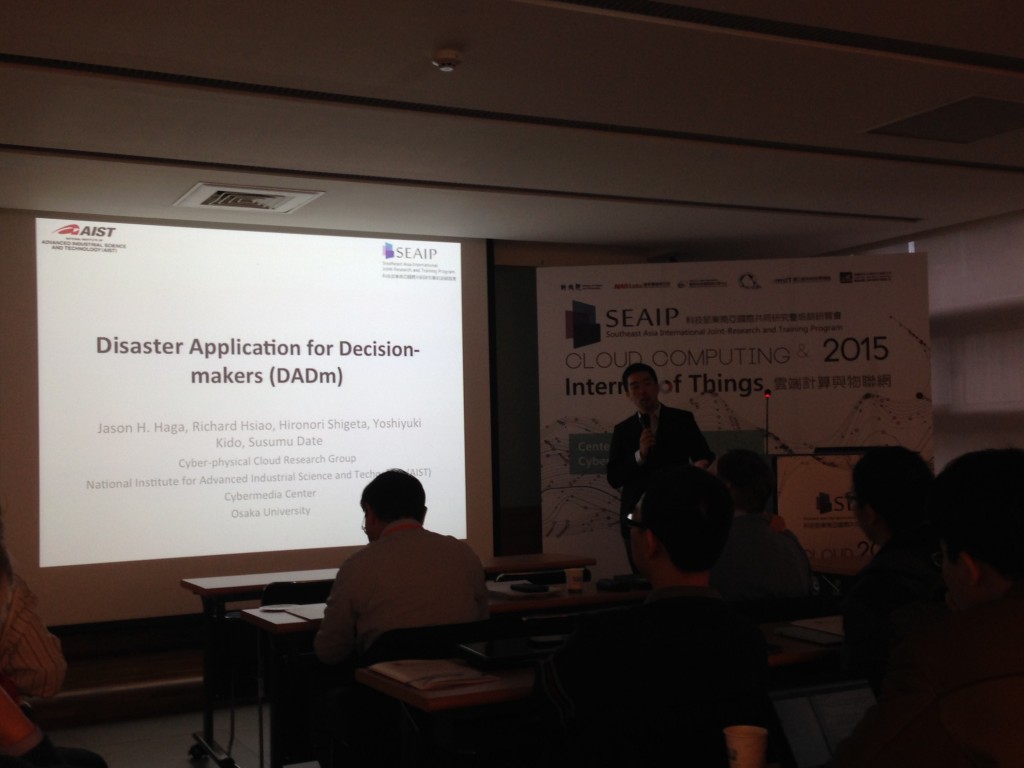 Dr. Jason Haga's talk