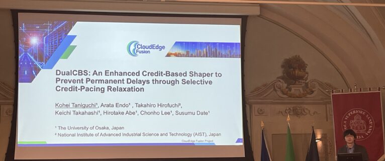 博士後期課程 谷口 昂平君のRTNS2025での論文発表