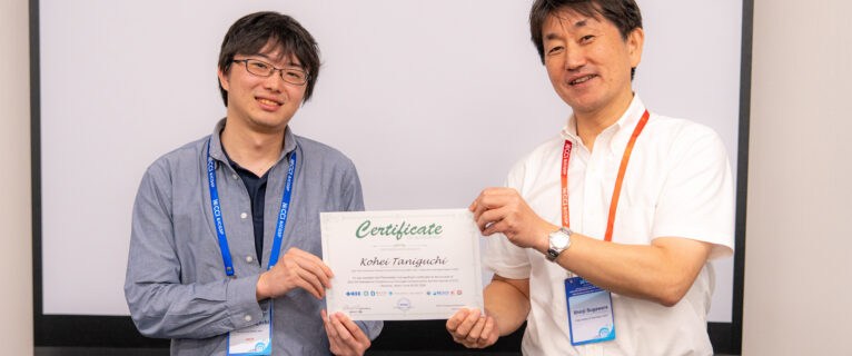 Mr. Kohei Taniguchi’s Best Student Paper Award at ICCCI 2026.